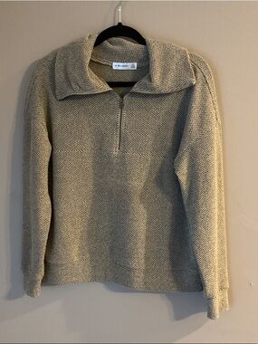 89th & Madison Two-Tone Knit Pullover - Beige & Black